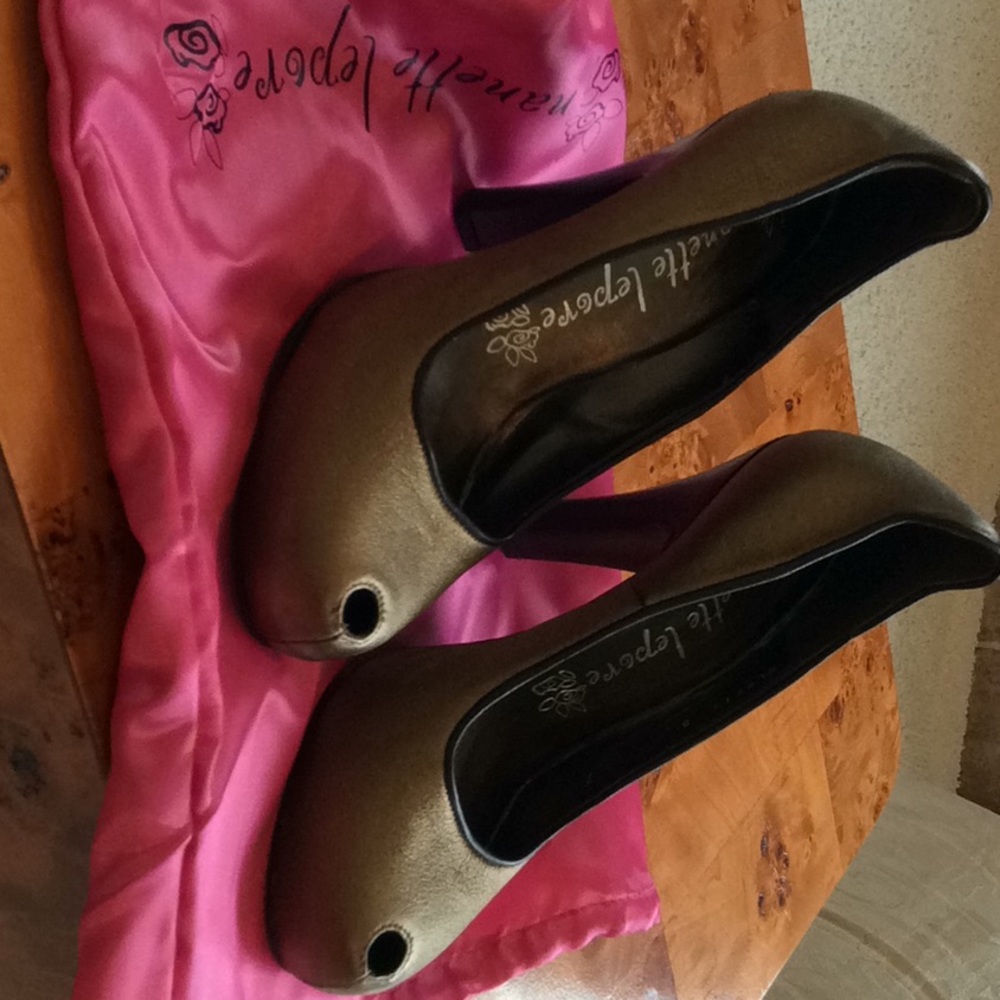 Nanette Lepore “Provocativ” bronze pumps